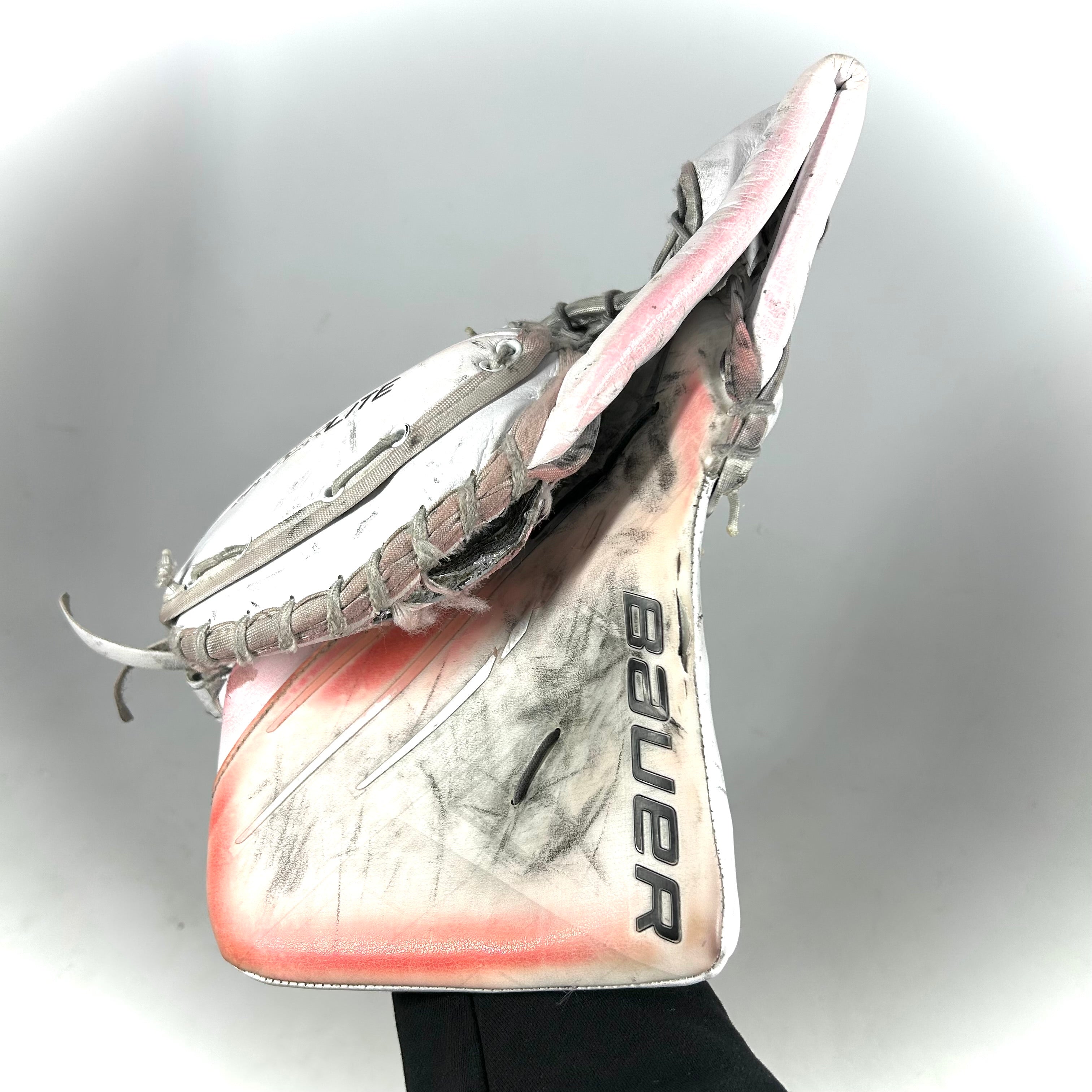 Bauer Vapor Hyperlite - Gant de gardien de but Pro Stock d'occasion (blanc)
